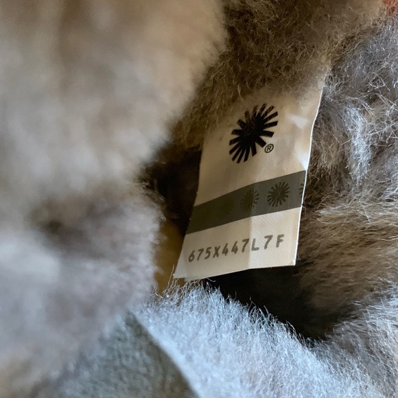 UGG Grey Mini Bailey Button II Boots - Picture 8 of 8